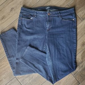 LOFT curvy skinny jeans NWOT